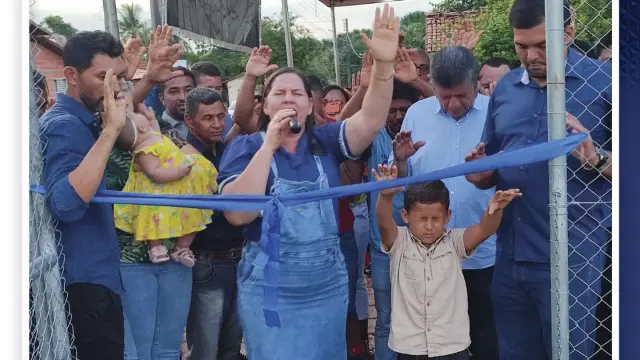 Prefeitura inaugura campo society Joab Carneiro Pinheiro