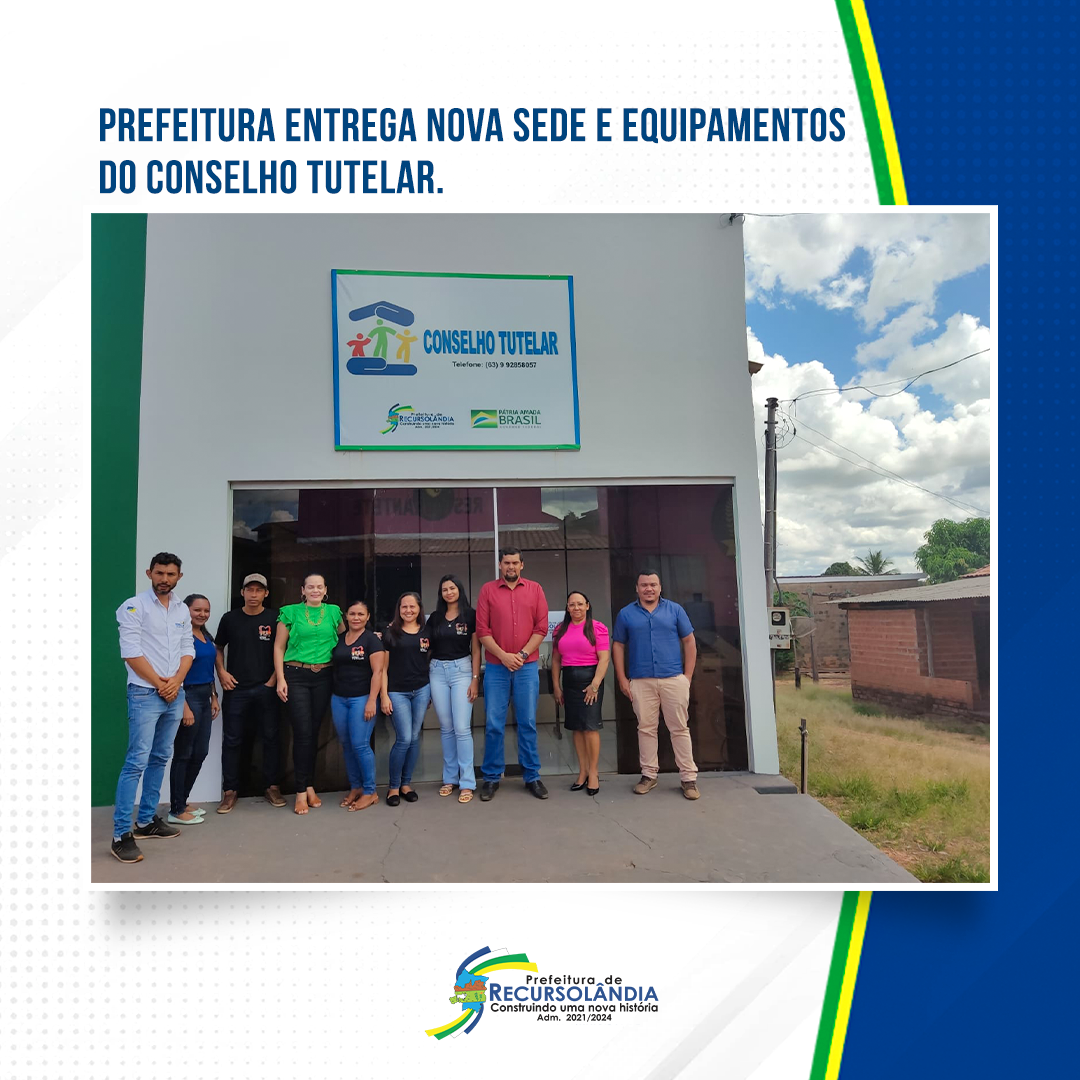 Prefeitura entrega nova sede e equipamentos do conselho tutelar