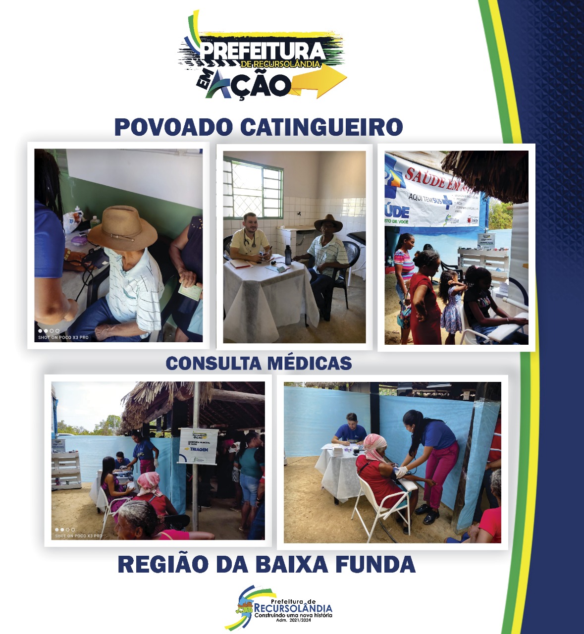 Prefeitura de Recursolândia em Ação com a Comunidade no povoado Catingueiro e na região da Baixa Funda