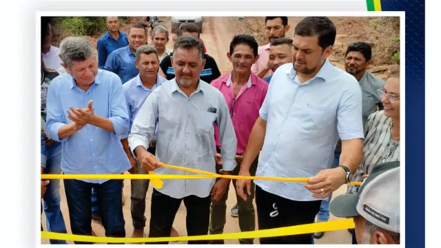 INAUGURAÇÃO DA PONTE SOBRE O RIO PRETO QUE LIGA RECURSOLÂNDIA A CENTENÁRIO