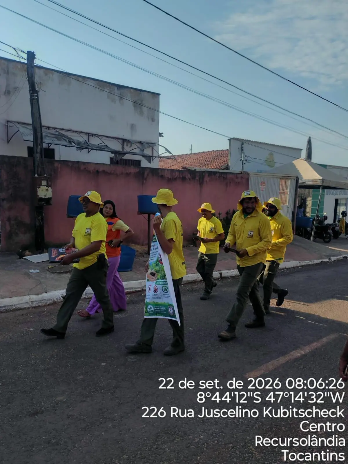 Brigada Municipal leva conscientização às ruas, comércios e escolas de Recursolândia