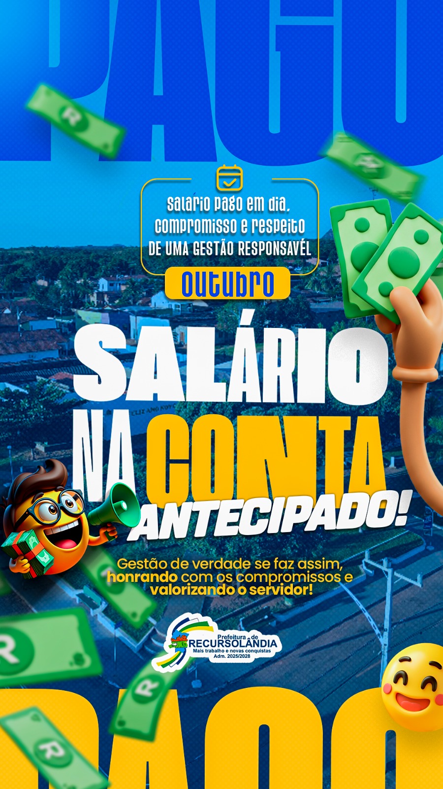 SALARIO NA CONTA ANTECIPADO!
